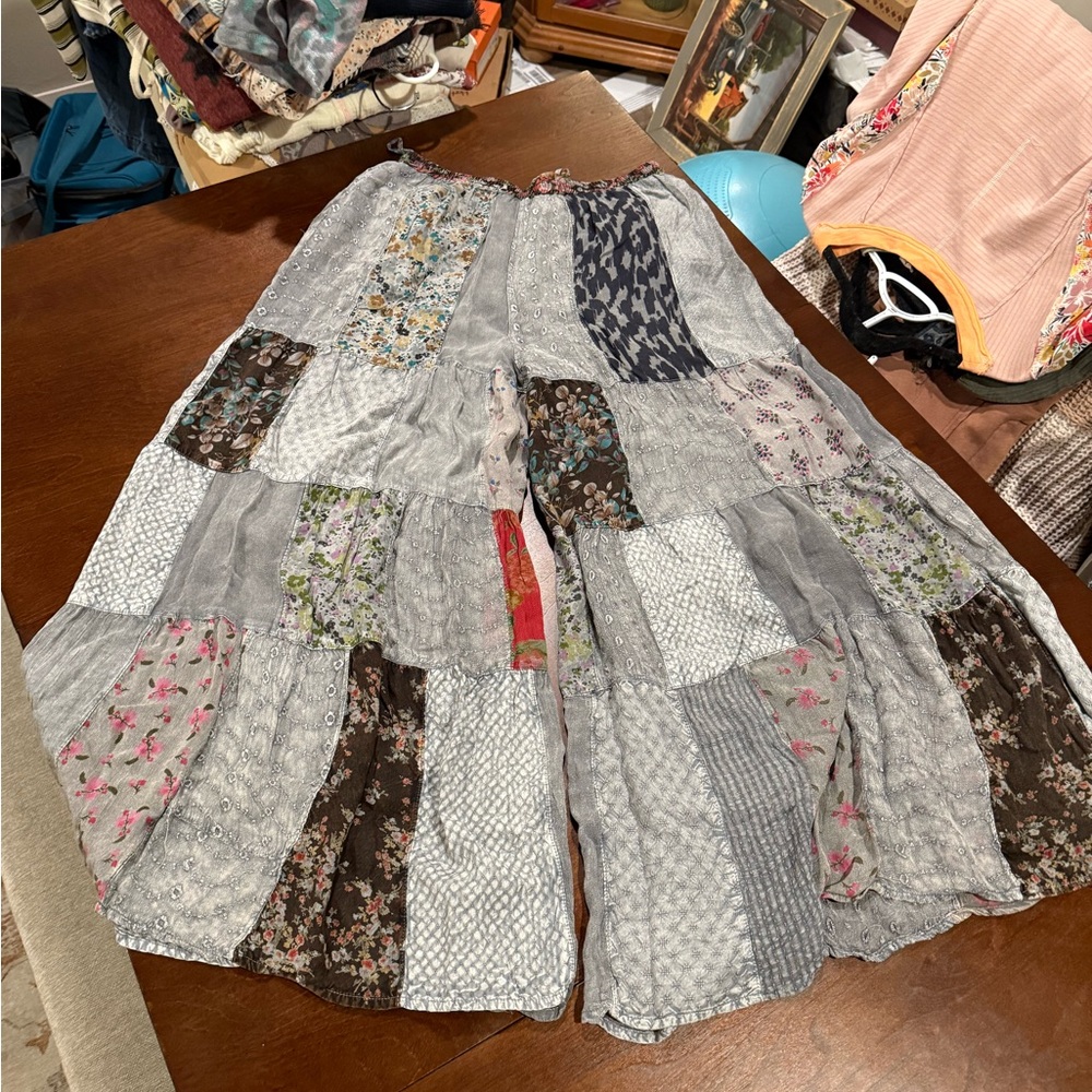 "Young Threads” NWT Wide Leg
Patchwork Pants NWT - image 9